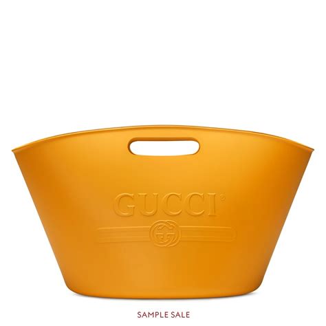 gucci yellow bags|gucci yellow rubber tote.